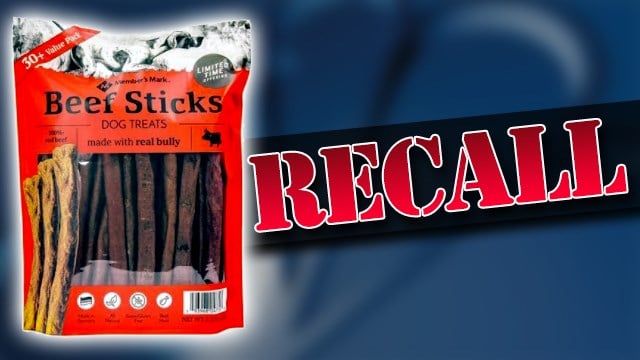 sams club dog food recall