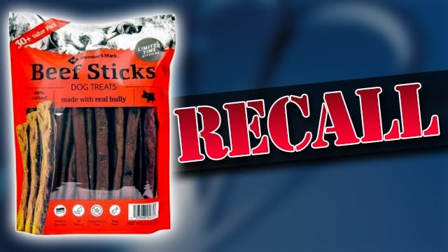 Dog treats sold at Sam's Club recalled due to potential metal ma 