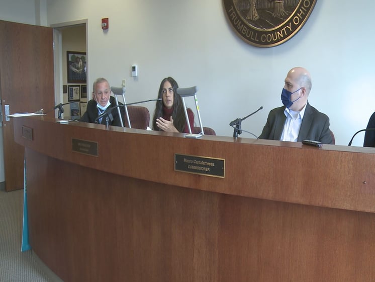 Trumbull Commissioners consider how much public input is needed for spending ARP funds.