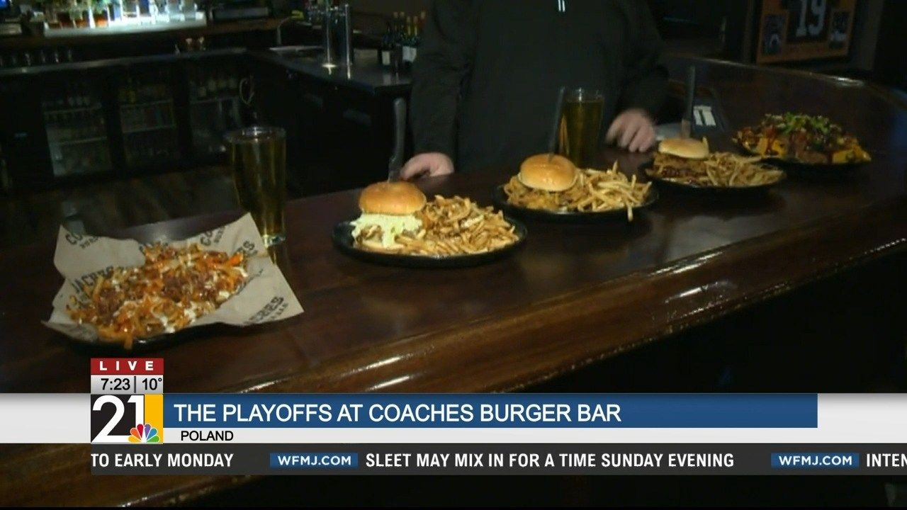 The playoffs at Coaches Burger Bar