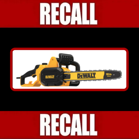 DeWALT recalls chainsaws due to safety issue WFMJ