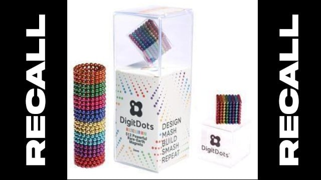 HD Premier Recalls DigitDots Magnetic Balls Due to Ingestion