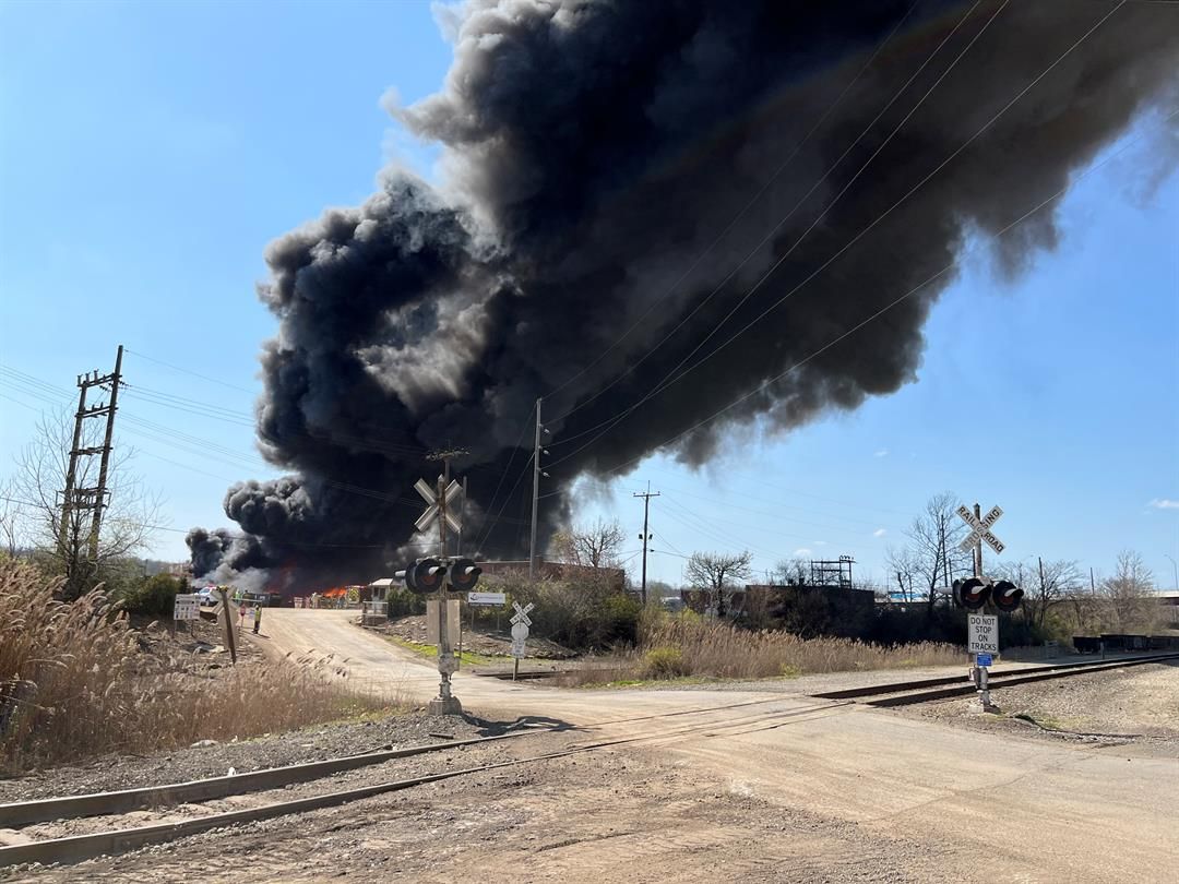 Girard scrapyard fire had potential to be hazardous
