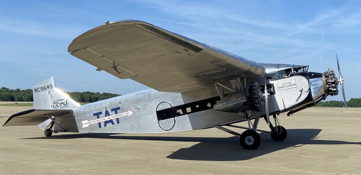 Historic Ford Tri Motor flies into Youngstown airport WFMJ