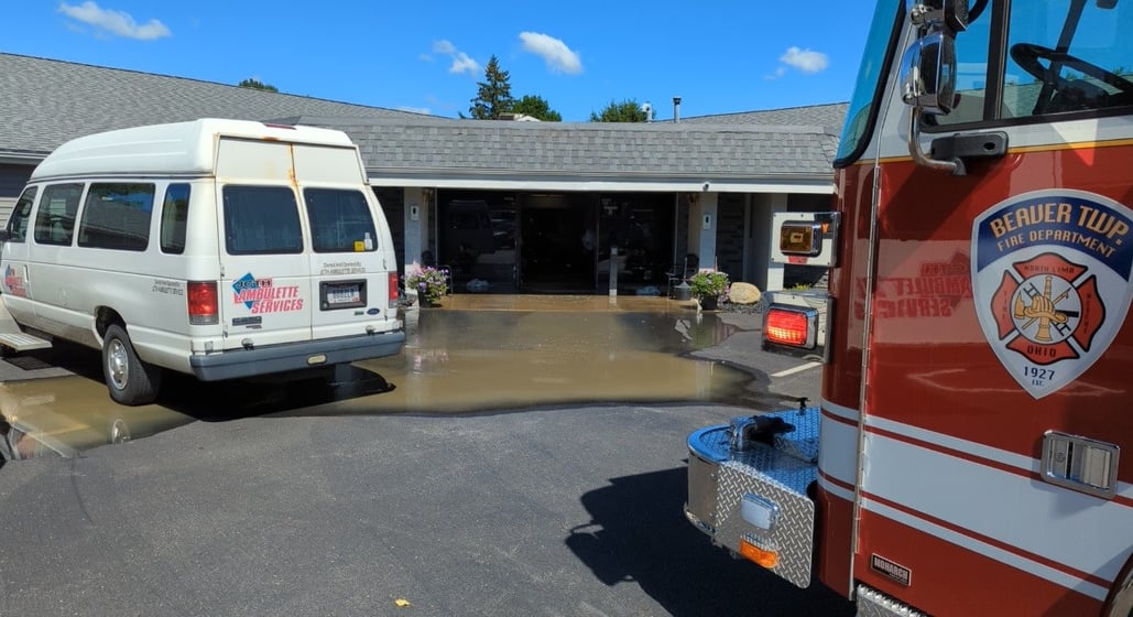 Patients temporarily moved during water line break at Beaver Twp ...