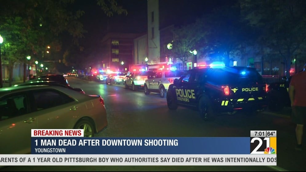 Man dead after shooting in Downtown Youngstown - WFMJ.com