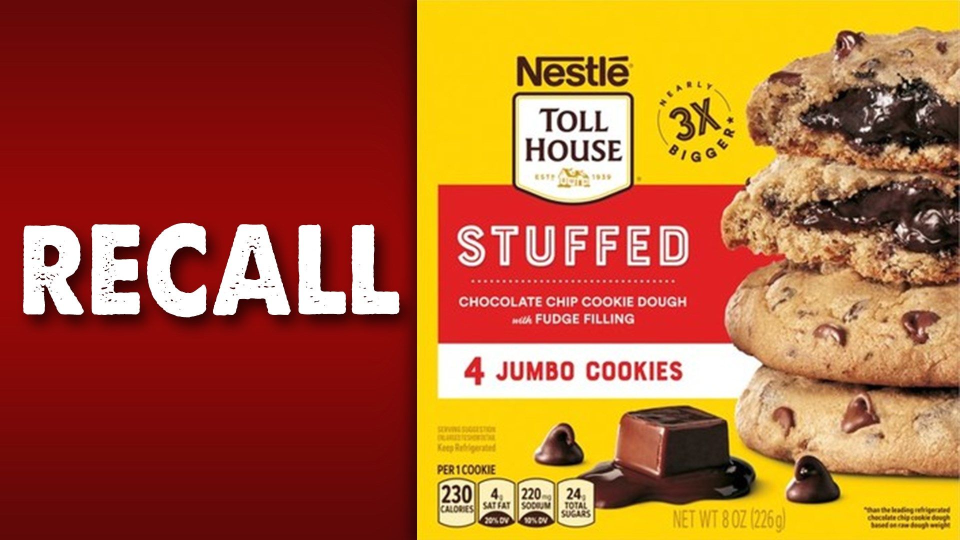 Nestle recalls chocolate chip cookie dough due to presence of plastic ...