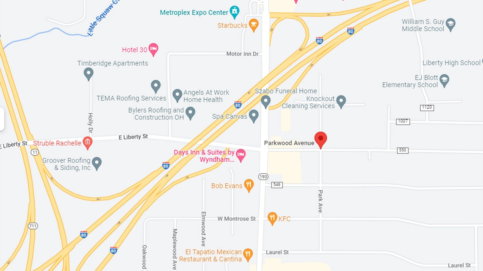 City Of Girard Oh Map