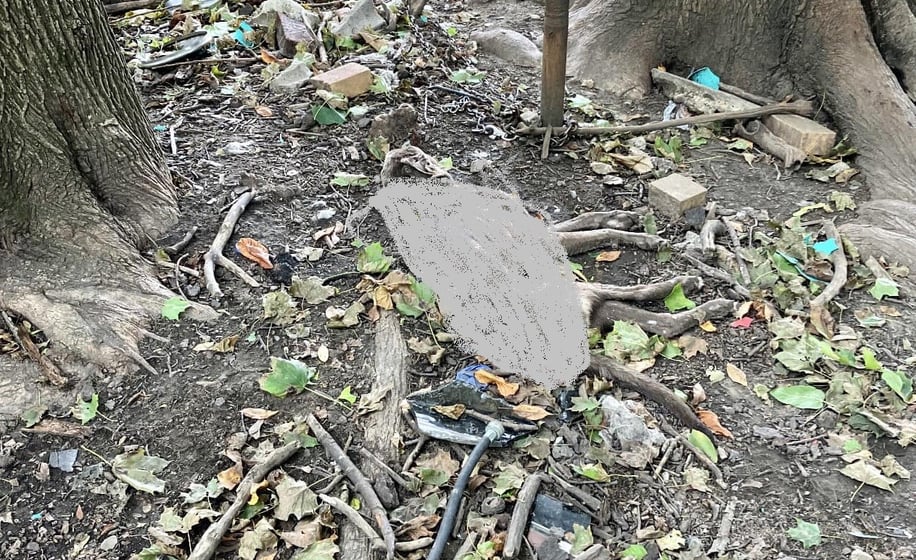 21 News has blurred part of this image