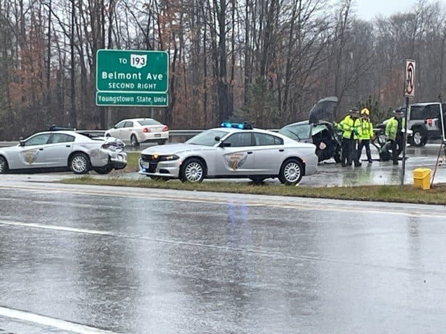 OSHP vehicle involved in accident on State Route 11 in Liberty Twp ...