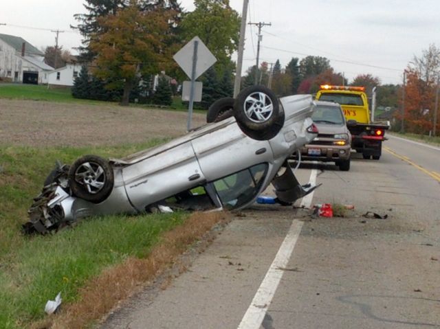 Rollover Accident In Fowler Sends Teen To Hospital 