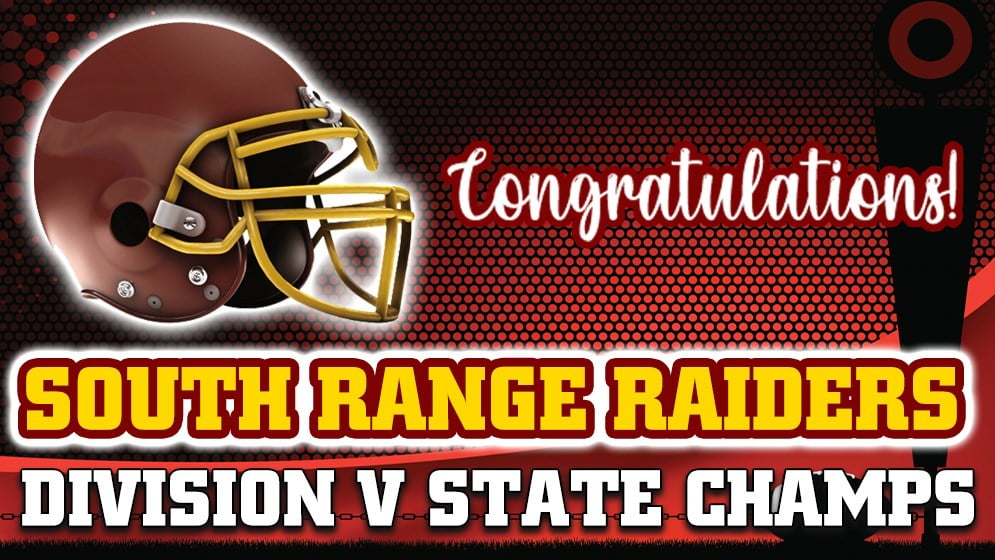 South Range Raiders are Division V State Champs 