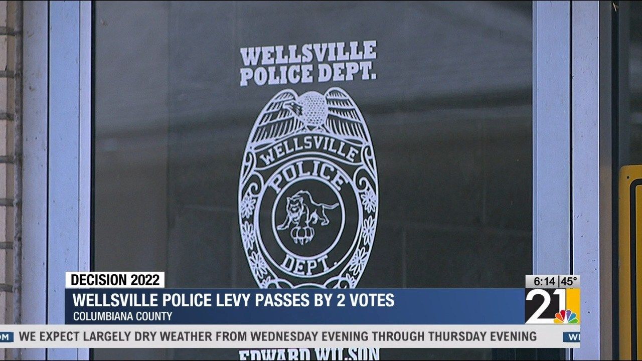 Wellsville Police Department passes additional levy by razorthin