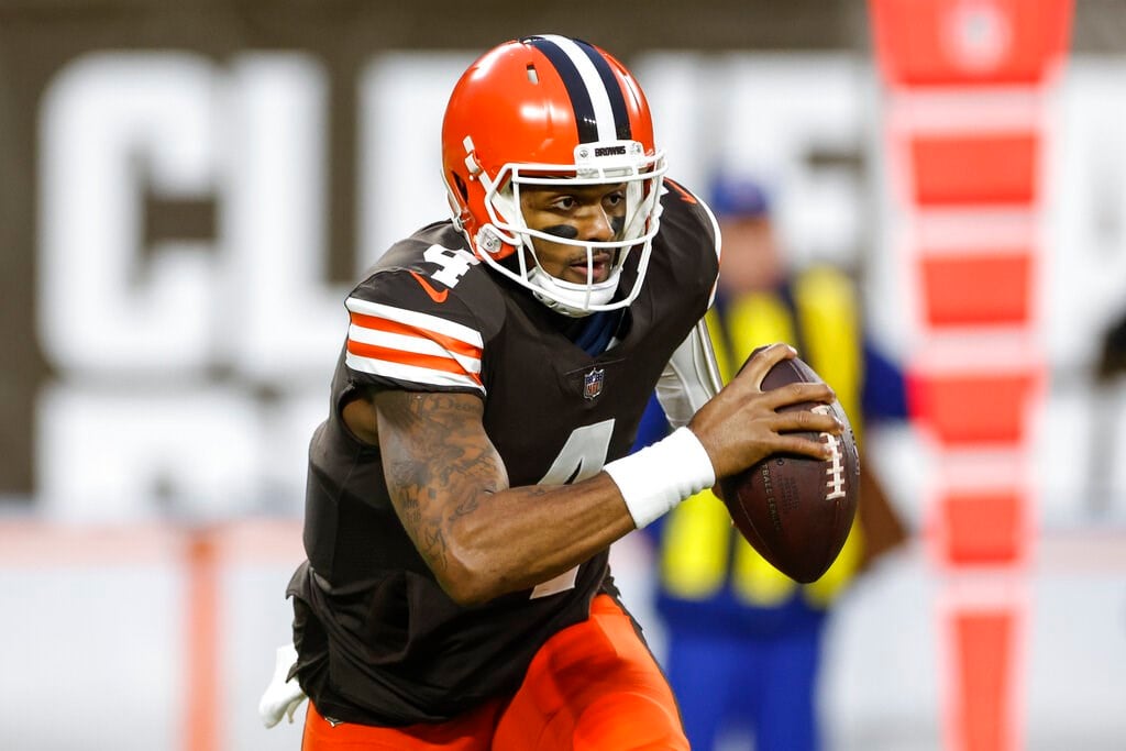 Browns QB Deshaun Watson (right shoulder) won't play vs. Ravens; Dorian  Thompson-Robinson to start