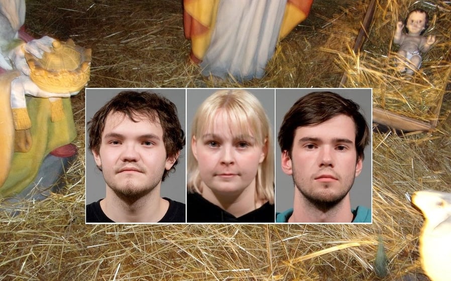 Tanner Caldwell (L) Madeline Dillon (C) Nathan Crouse (R)