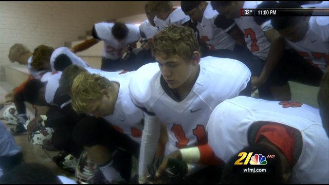 Sharon football team pays tribute to players killed and injured in