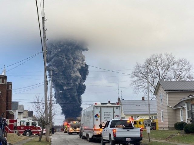 Local communities recommending people to stay indoors after East