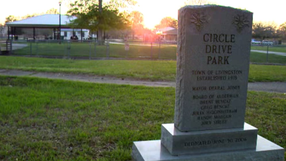 A park now sits were the 1982 derailment happened in Livingston, LA.