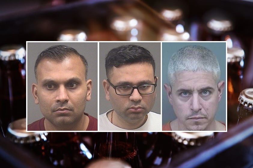 Ketankumar Patel (L) Piyushkumar Patel (C) Ronald Pezzuolo (R)