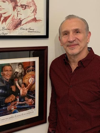 Boom Boom Mancini being inducted into national boxing hall of