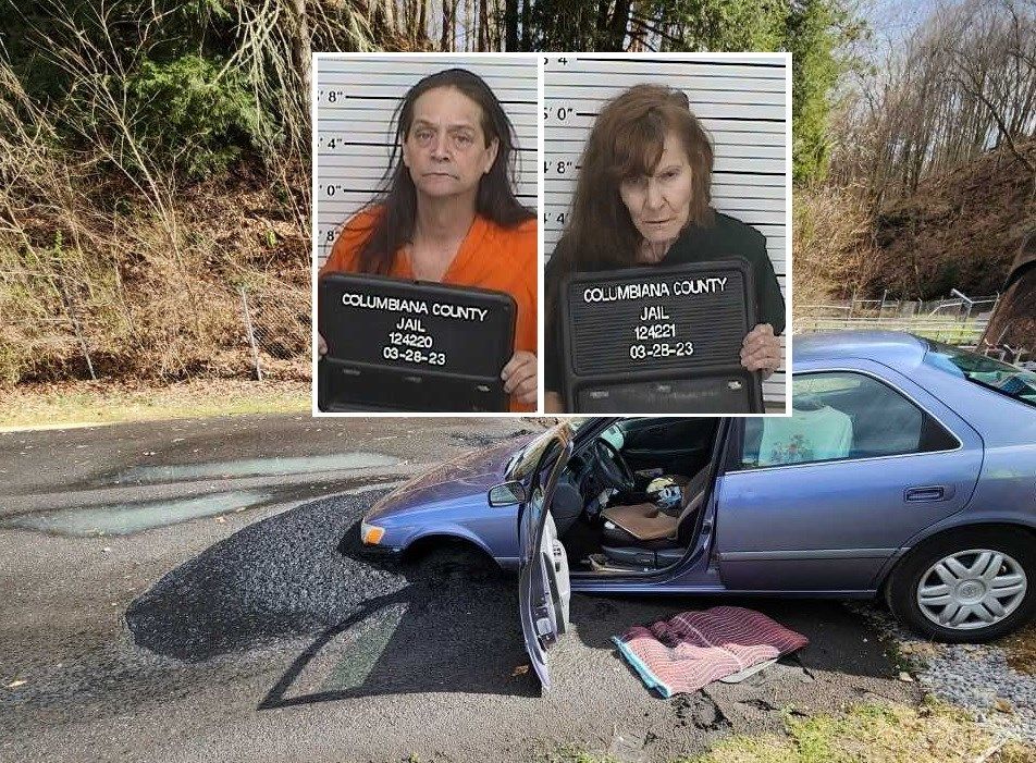 Two plead 'not guilty' after car plunges into 'human waste pit' at East