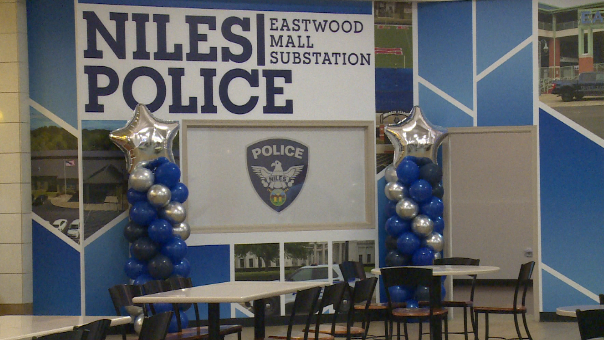 Niles Police open substation in Eastwood Mall, working with the 