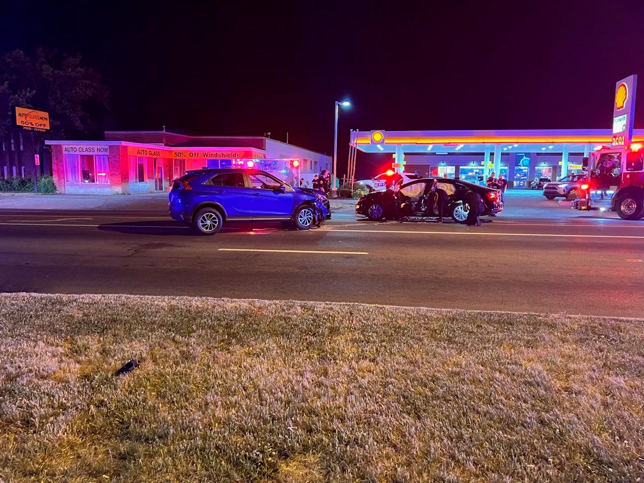 Police, fire department on scene after twocar crash on Market Street