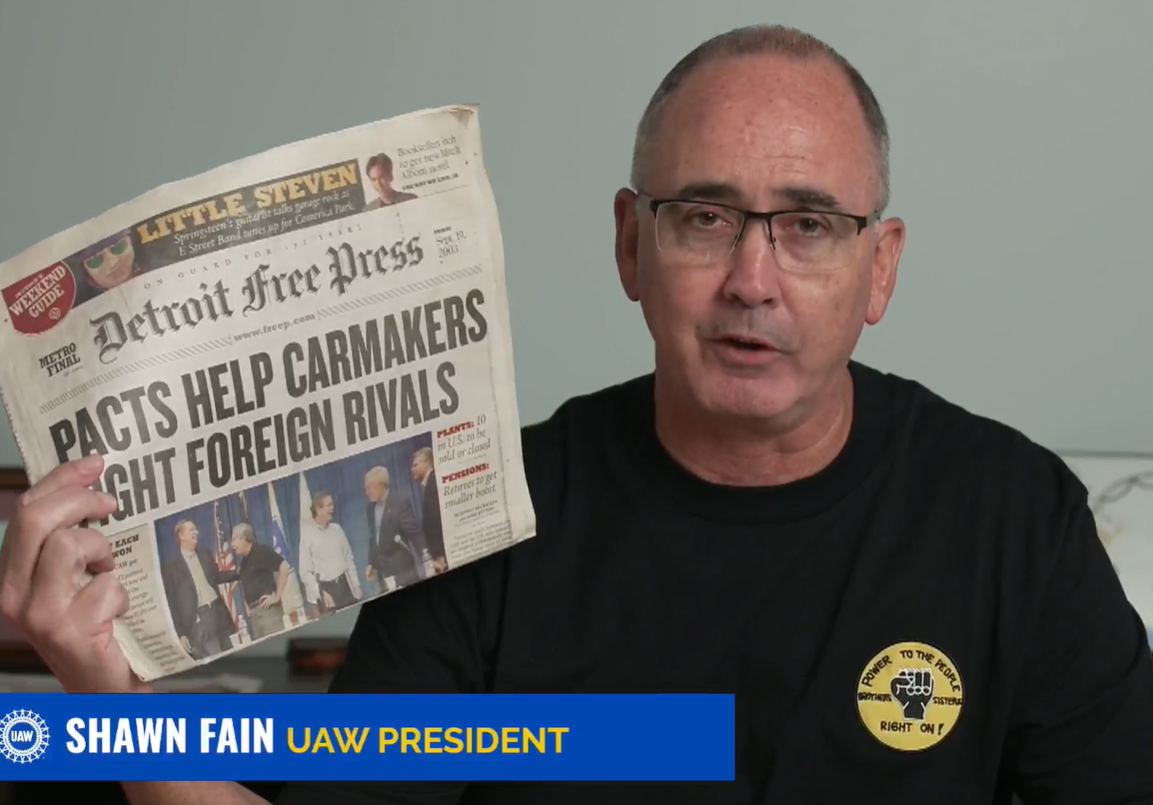 UAW President Won't Shake Hands With 'Big Three' CEOs, Will Meet With ...