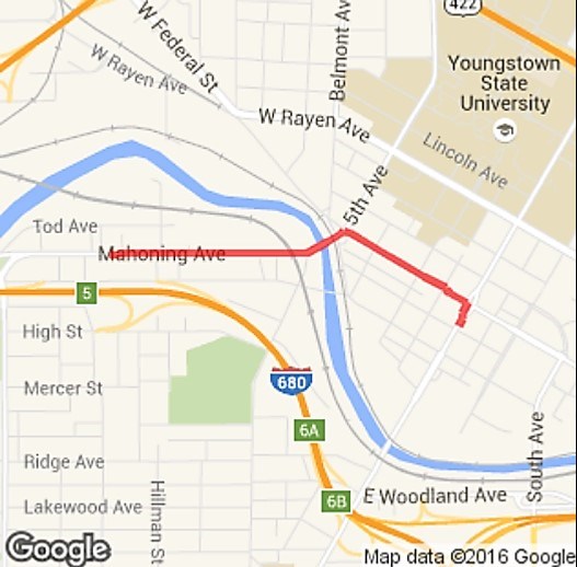 2 Mile Course Map