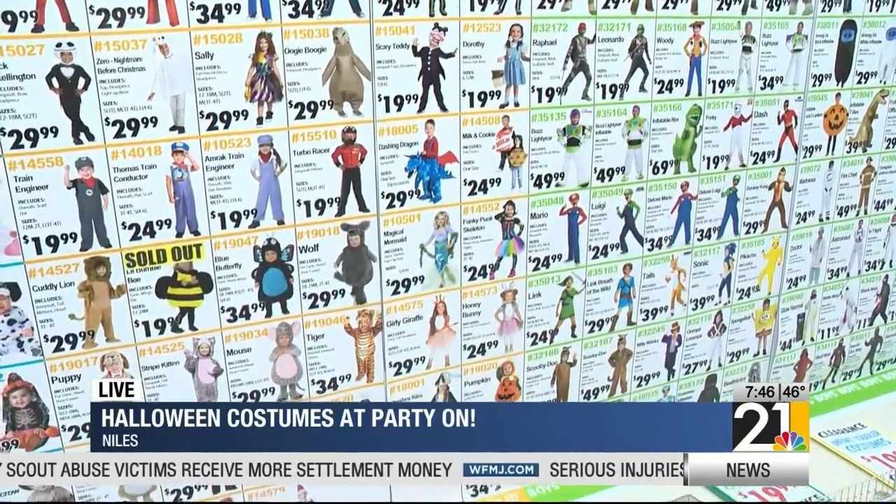 Halloween costumes at Party On! 2