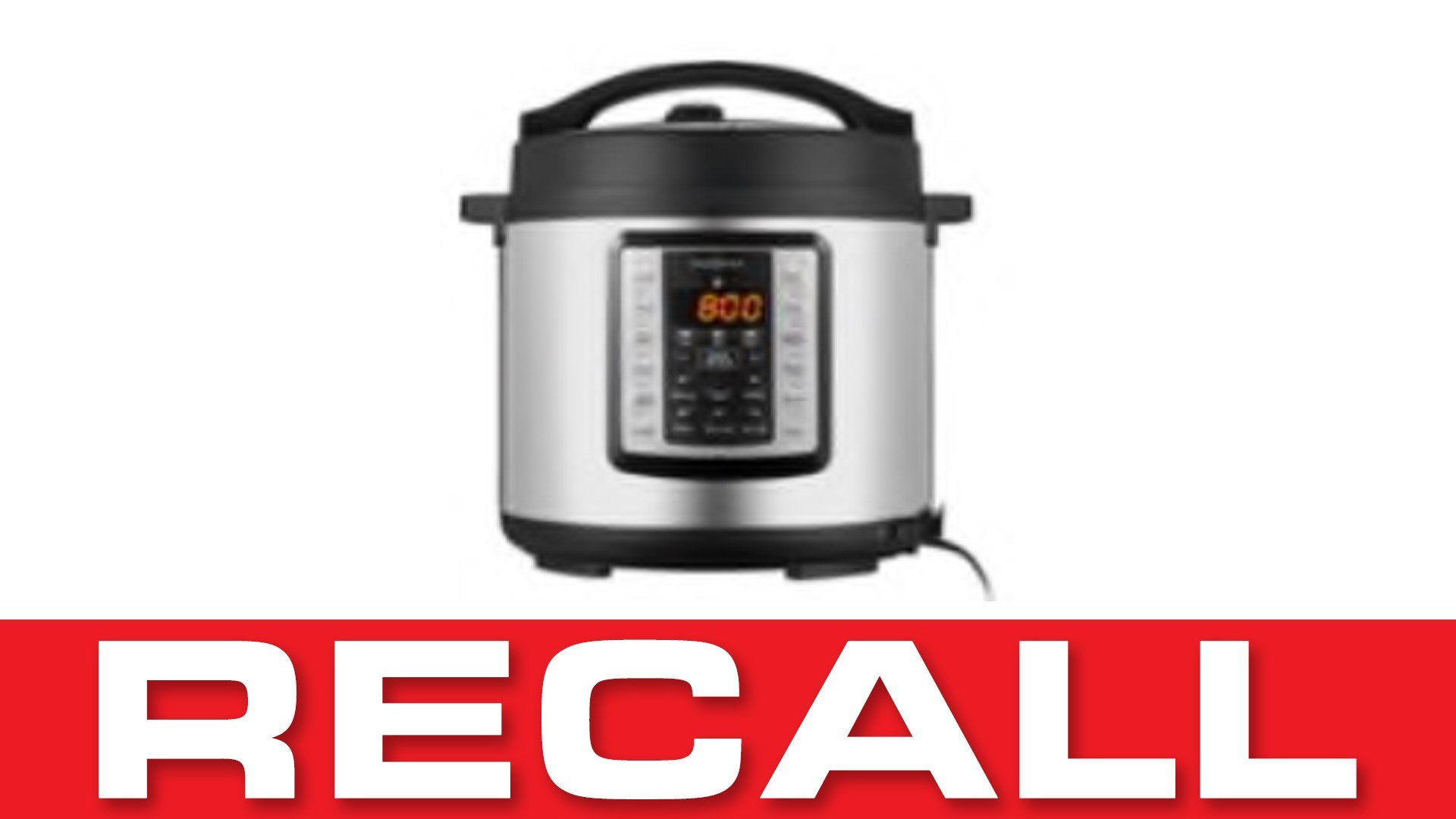 Pressure cookers recalled after hot liquids ejected during venting