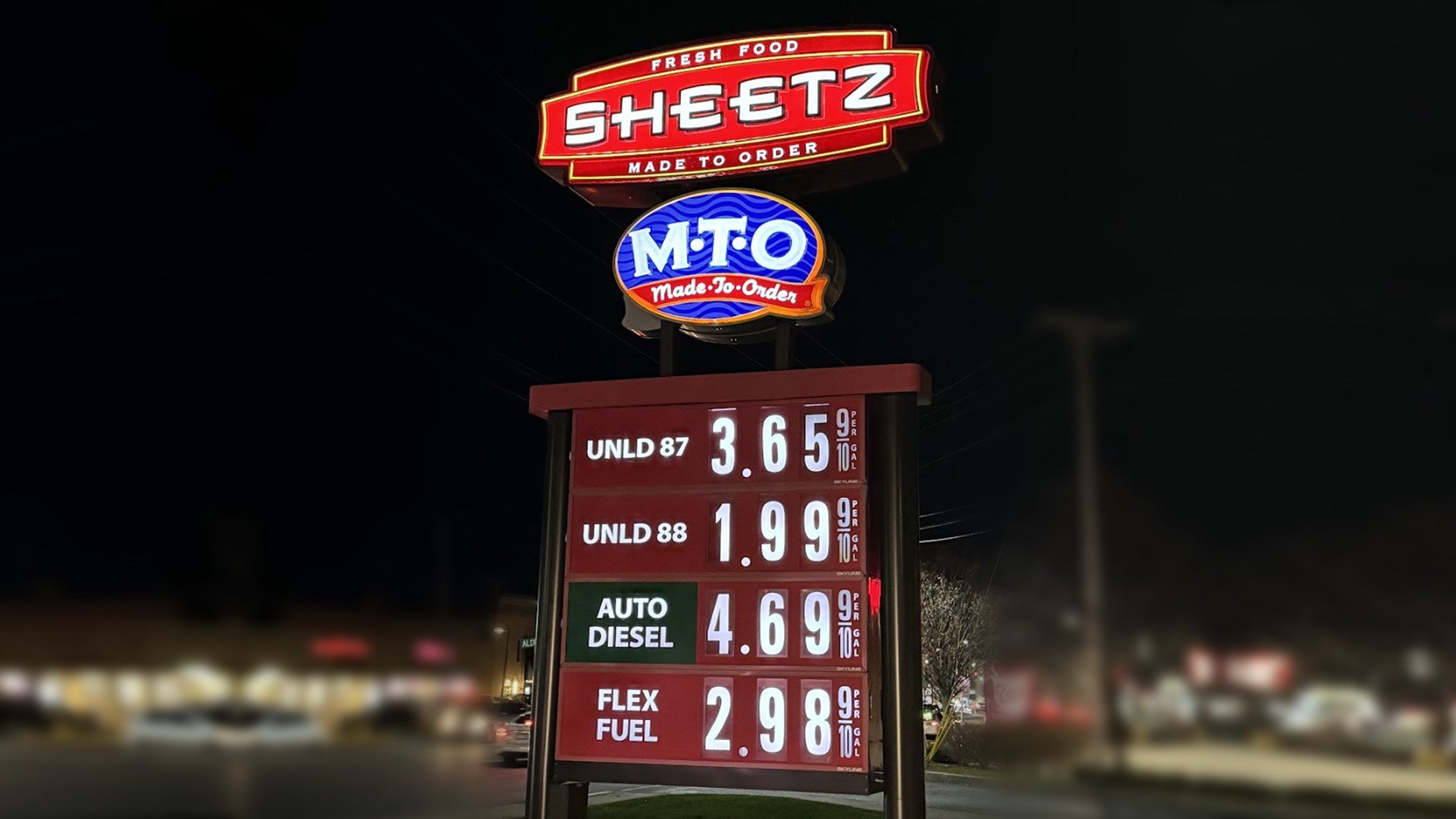 Sheetz reduces Unleaded 88 gas price to $1.99 for Thanksgiving week ...