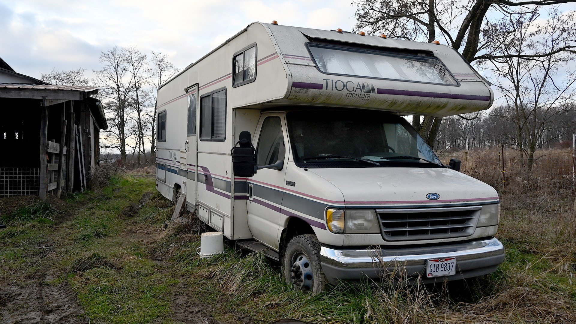 Photo of the camper on the Rea's property in Salem Twp. in Columbiana County