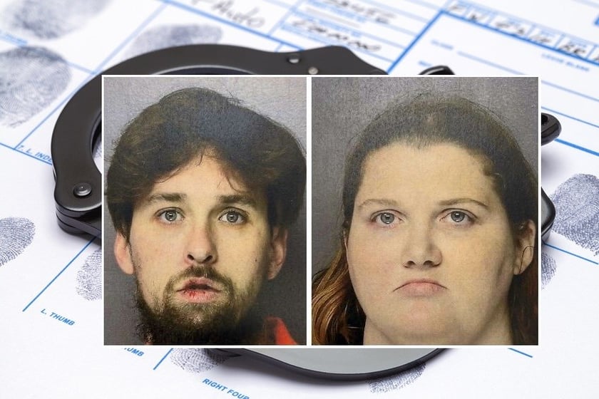 Regis Lilley (L) Samantha Haines (R)