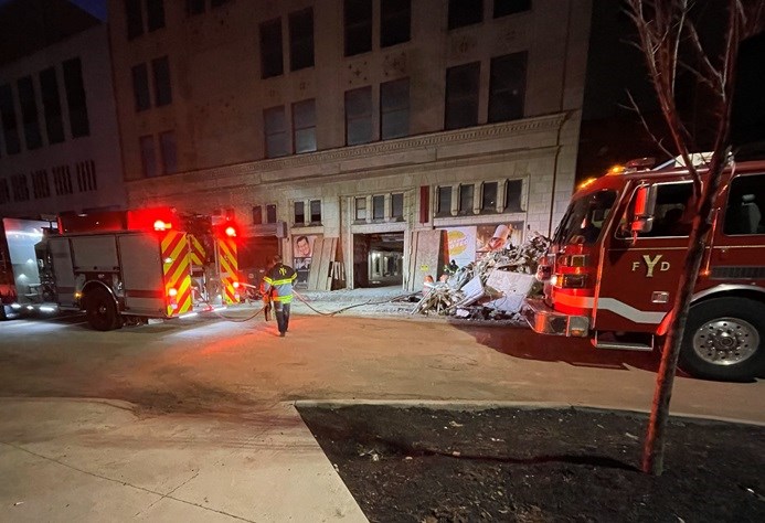 Workers report gas leak, small fire in Downtown Youngstown - WFMJ.com