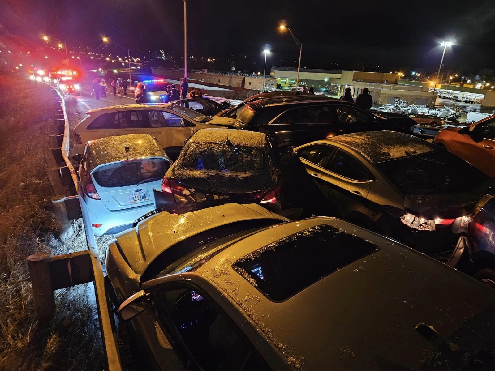 SLIDESHOW: Crews respond to 10-car pileup on Himrod Expressway in ...