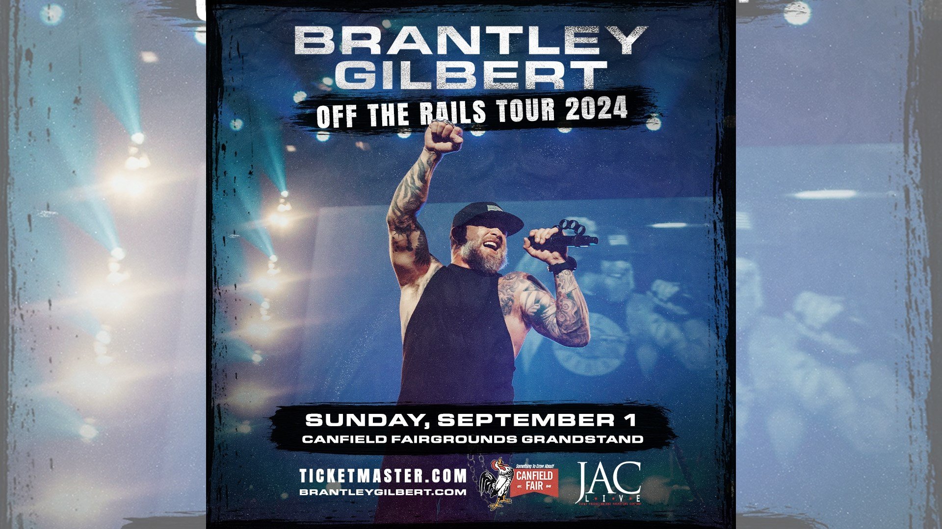 Brantley Gilbert announced as Sunday concert for 2025 Canfield Fair