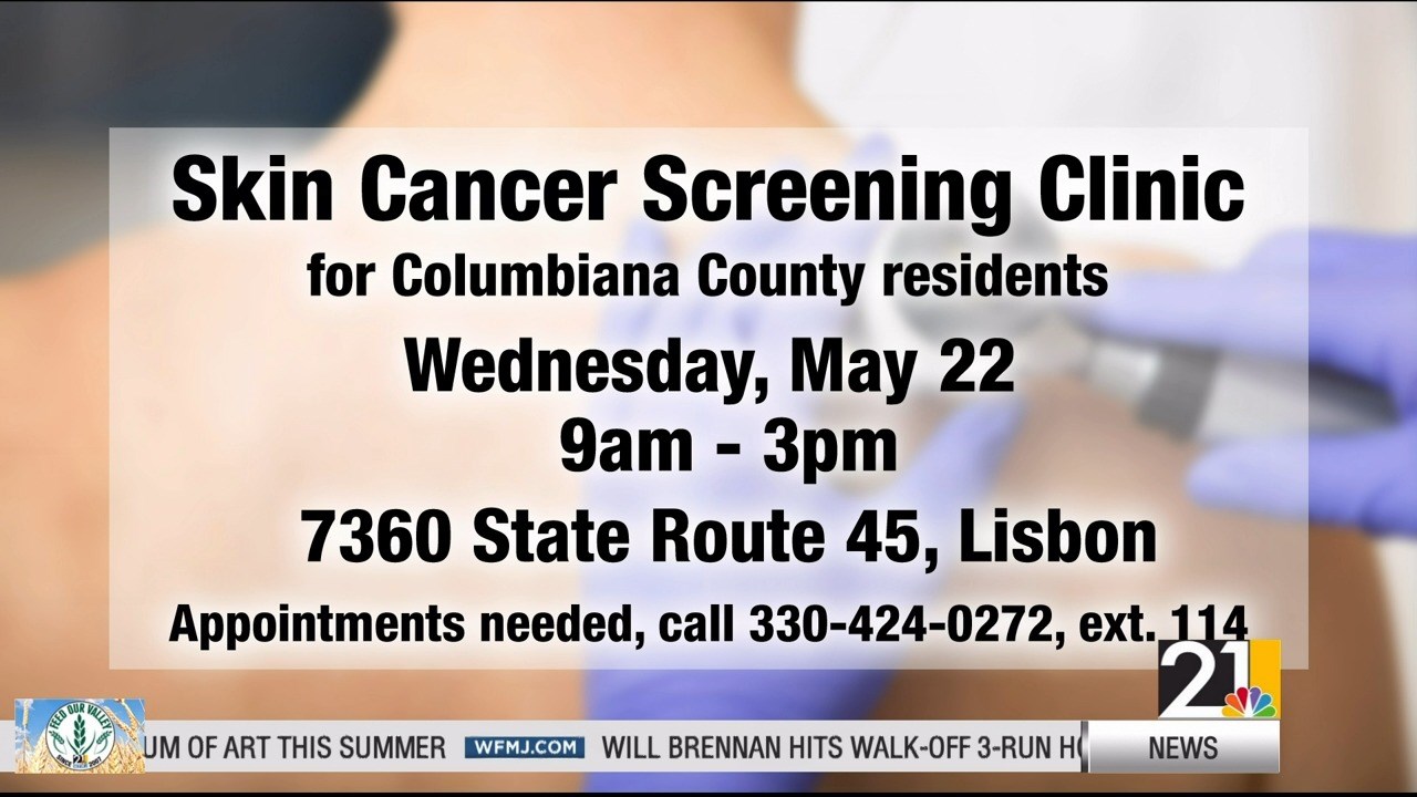 Columbiana County hosts skin cancer screening - WFMJ.com