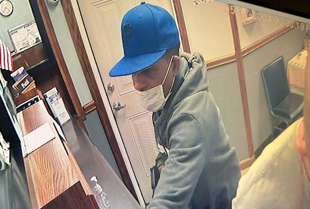 Recognize this man? Police say he robbed a New Castle credit union