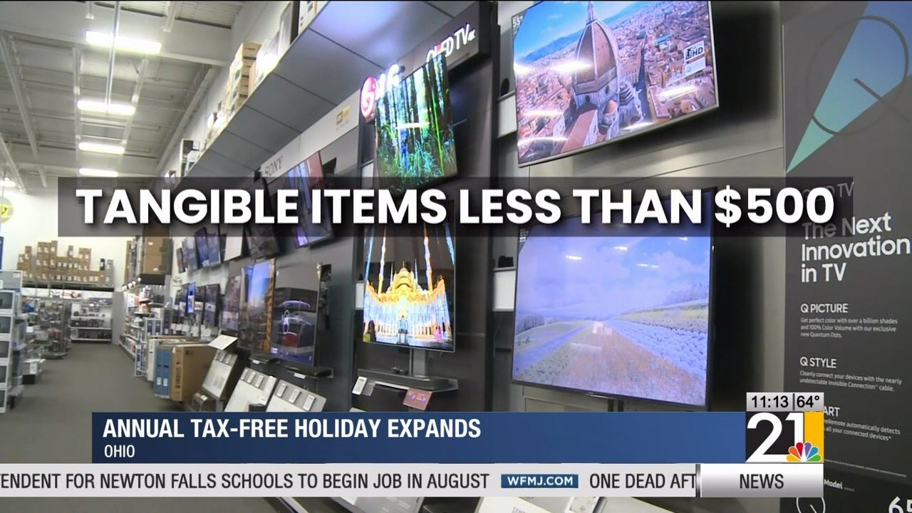 Ohio sales tax holiday extended to last 10 days, more items exempt from