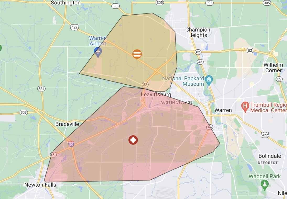 Outage area