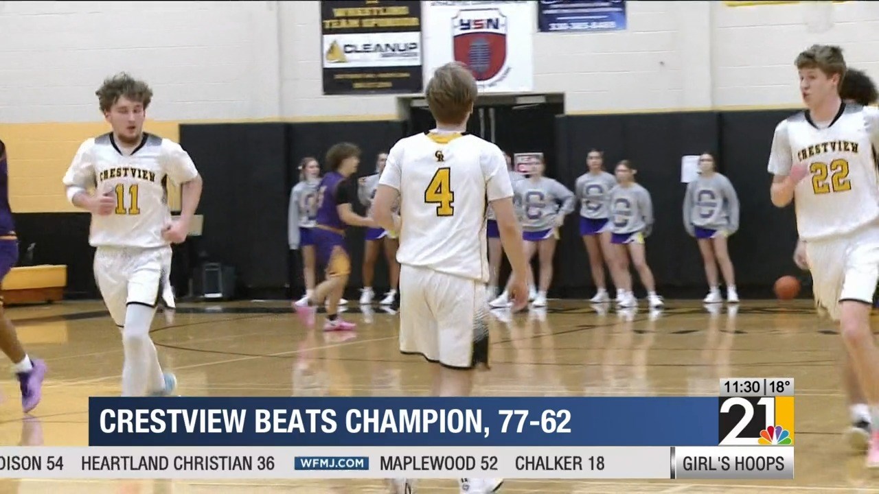 Boy's Hoops Crestview beats Champion, 7762