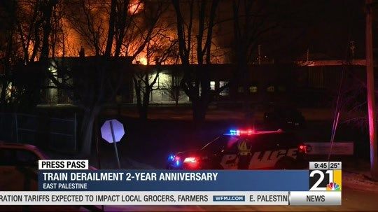 East Palestine Mayor sits down with 21 News for update two years after train derailment