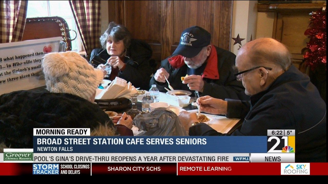 Broad Street Station Cafe giving back to Senior Citizens