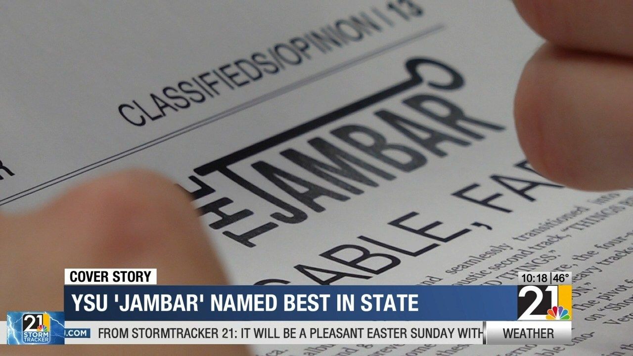 Cover Story: YSU student newspaper, 'The Jambar,' scores big