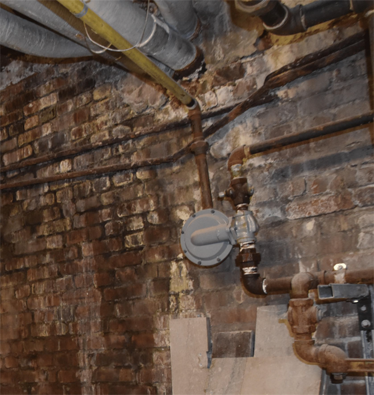Picture of the gas lines from before the explsion
