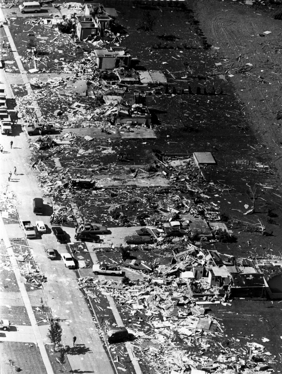 Another aerial view of Newton Falls