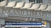 Questions about exploring relocation of public library