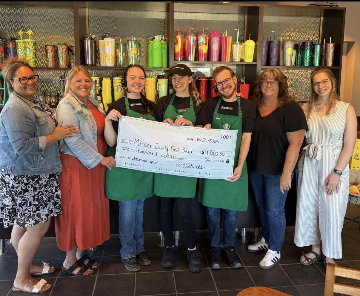 Mercer County Food Bank awarded $1,000 grant from The Starbucks Foundation
