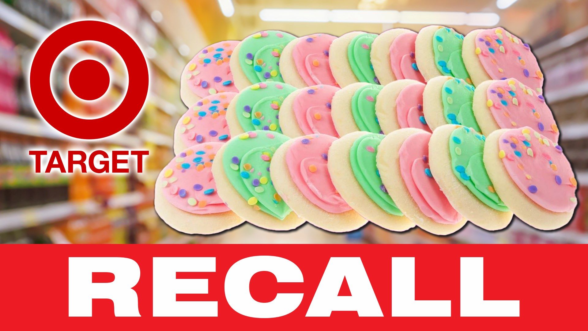 Frosted sugar cookies sold at Ohio, Pennsylvania Target stores recalled